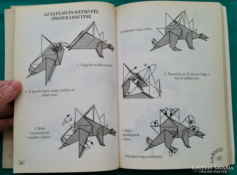 Origami 6. - PAPÍRHAJTOGATÁS A-Z-IG > Kézművesség, barkácsolás