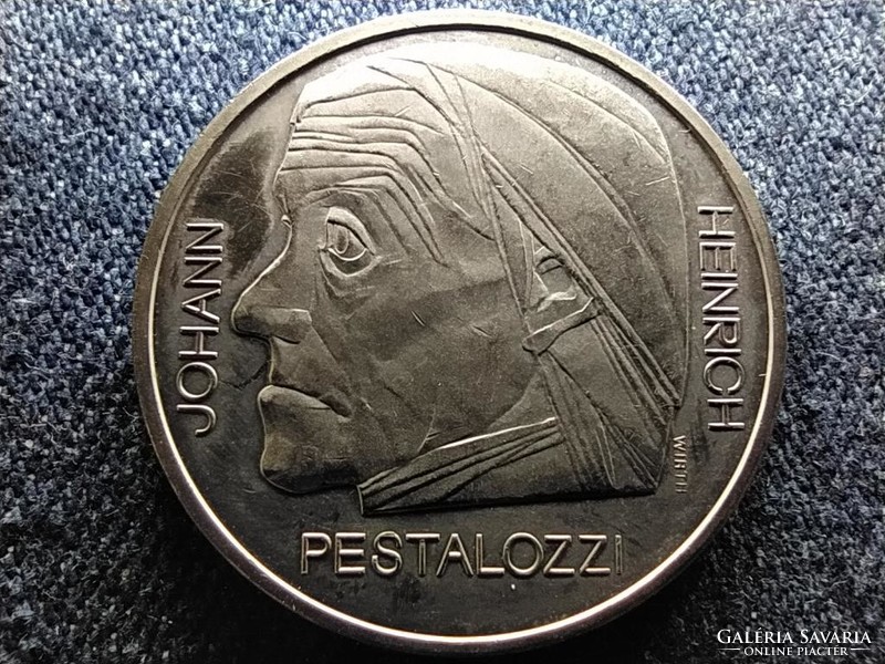 Switzerland johann heinrich pestalozzi 5 francs 1977 (id61434)