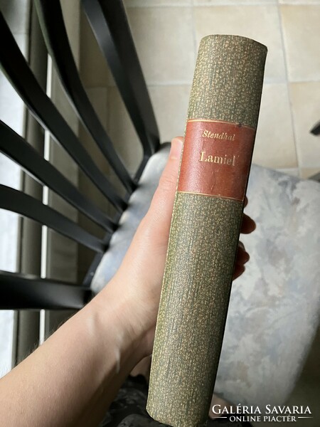 Stendhal: Lamiel - ELSŐ KIADÁS, 1889-es antik francia nyelvű könyv Székely Artúr könyvtárából