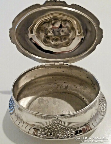 ORIVIT / WMF  szecessziós  fém ezüstözött cukordoboz 1905-ből