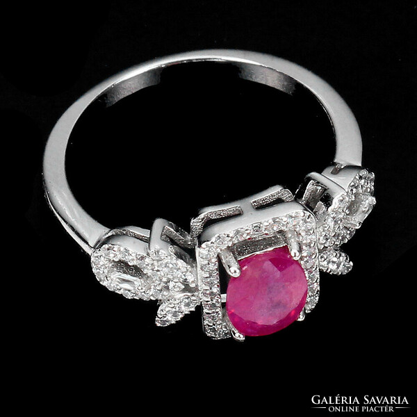 57 Es Valodi ruby 925 sterling silver ring