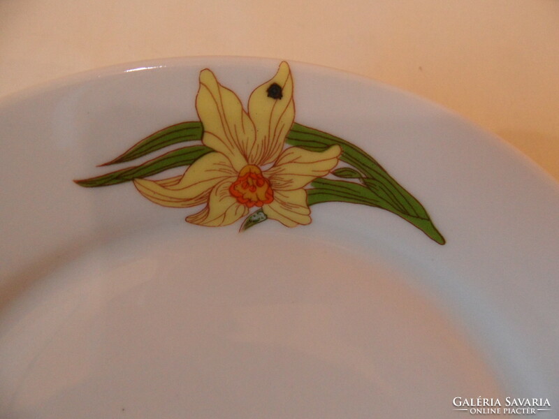Alföldi porcelain narcissus pattern cookie plate (5 pcs.)