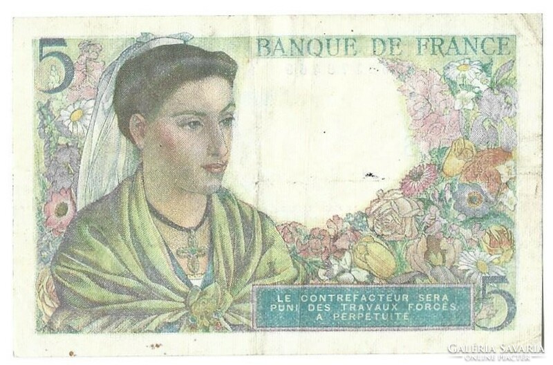 5 frank francs 1943 Franciaország