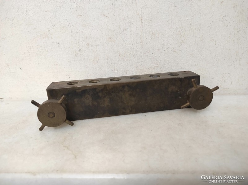 Antique pharmacy pharmacy suppository maker cast copper medicine tool 476 7434