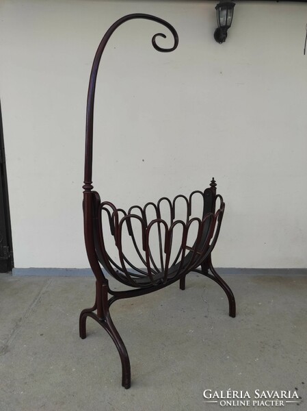 Antique thonet furniture cradle gebogen möbel bent collector's rarity 842 7412