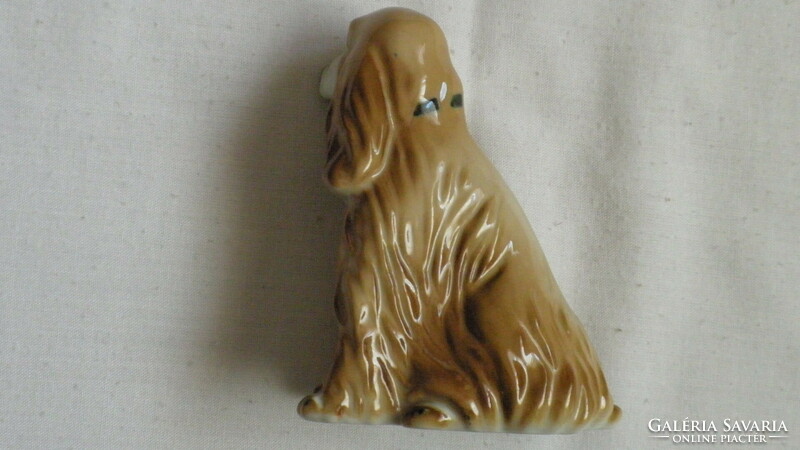 Zsolnay dog, guard spaniel, 11 cm