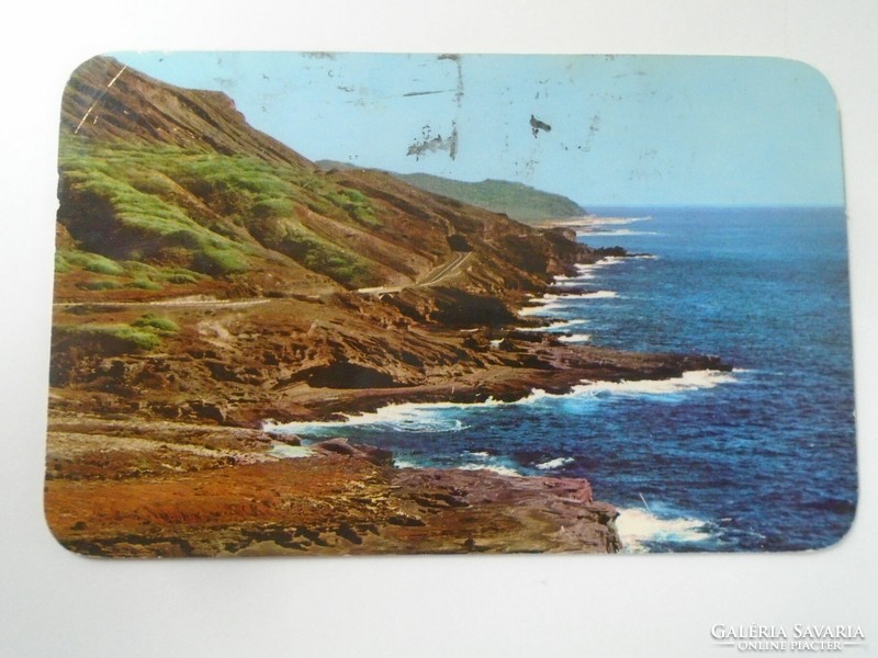 D195674 postcard written by György Gömöri Honolulu Hawaii 1960, sent by Denis Rusinov - Austria