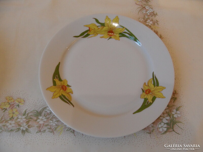 Alföldi porcelain narcissus pattern cookie plate (5 pcs.)