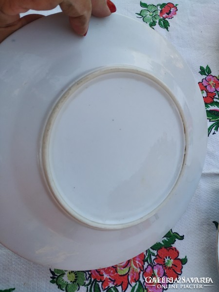 Porcelán rózsás   lapos tányér  5 db eladó!