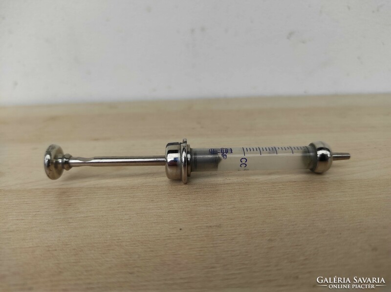 Antique medical hospital device glass syringe without box 891 7448