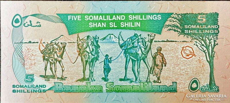 5 Szomáliai Shilling (UNC)