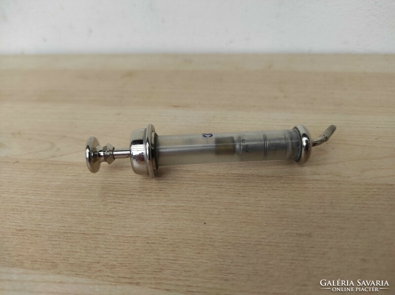 Antique medical hospital device glass syringe without box 892 7449