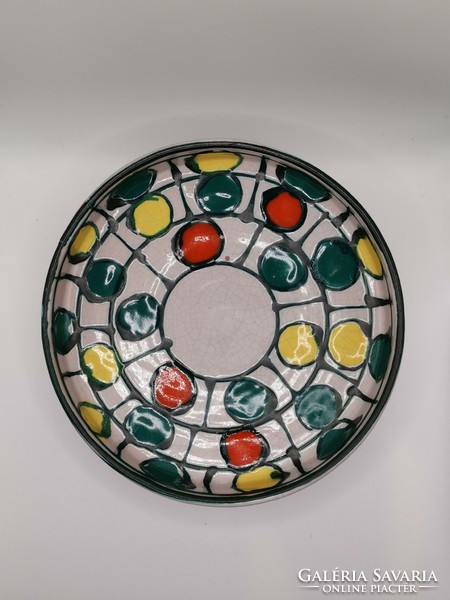 Zsuzsa Szombath ceramic wall plate