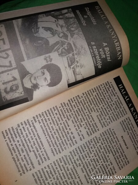 1990.szeptember KULCSLYUK KRIMI - MISZTIKUM -EROTIKA KÖZÉLET kéthavi újság magazin a képek szerint