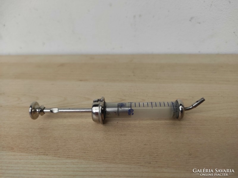 Antique medical hospital device glass syringe without box 892 7449