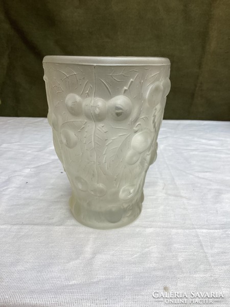 Josef inwald barolac glass vase 14 cm.
