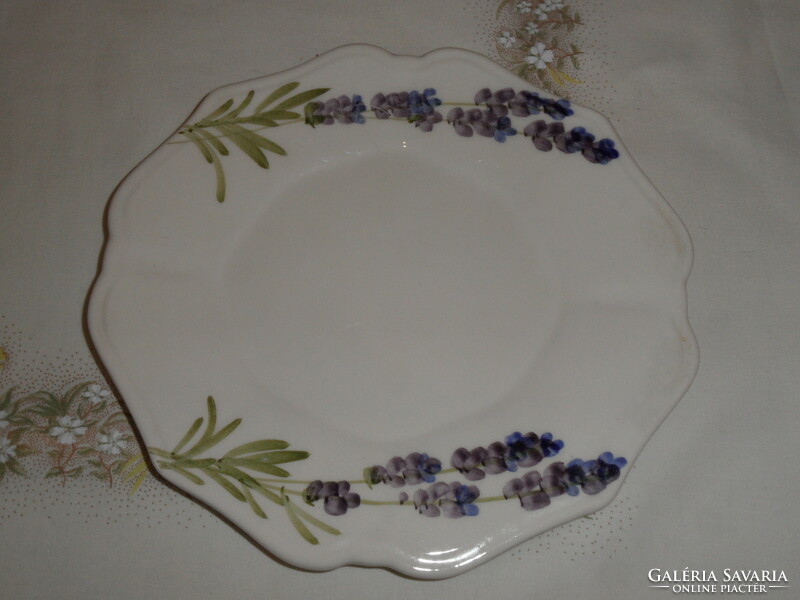 Levendula mintás porcelán süteményes tányér ( 4 db. )