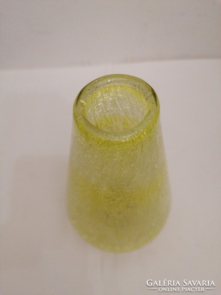 Glass vase with Karcag veil