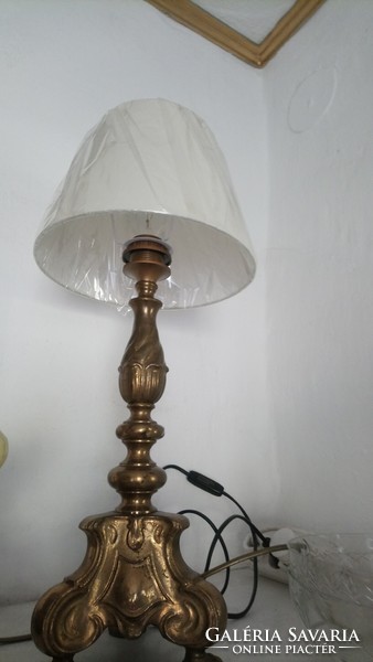Antique bronze perfectly working lamp, rarity!