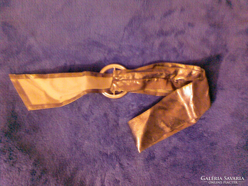 Bronze colored women's belt