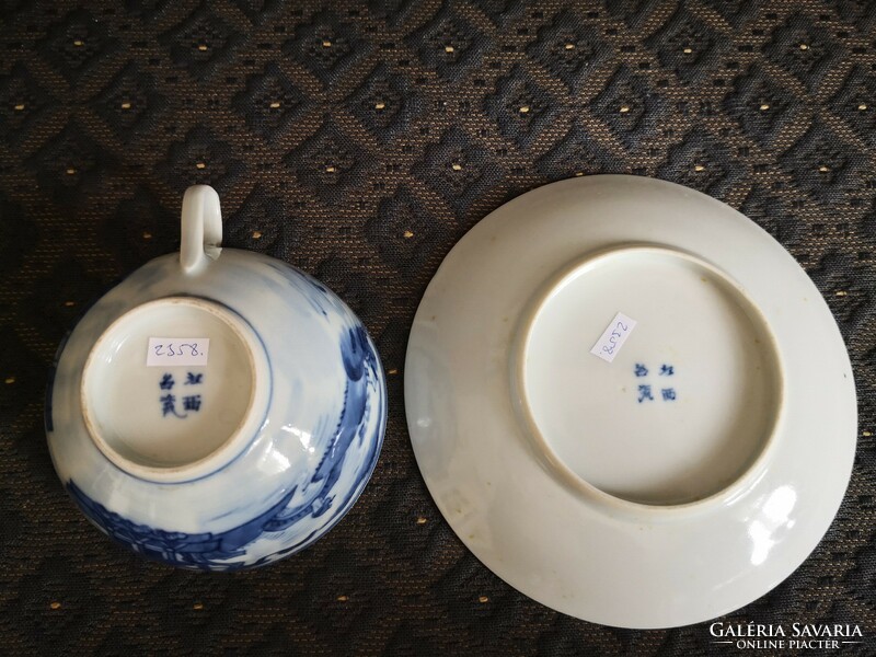 100 éves, antik kínai teás csésze aljjal