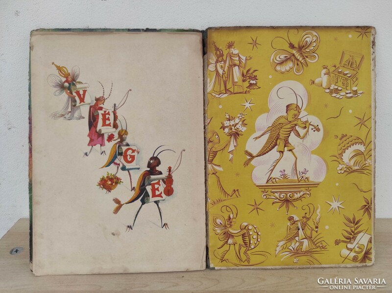 Antik mese könyv mesekönyv gyermek irodalom Tücsök Tóni 884 7454