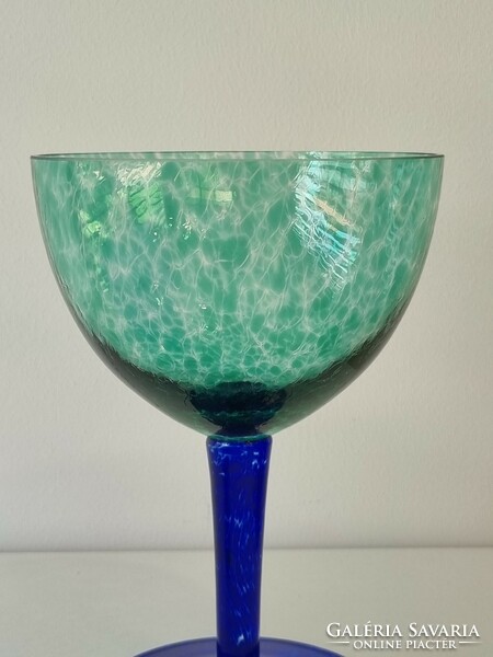 Decorative glass offering, large goblet