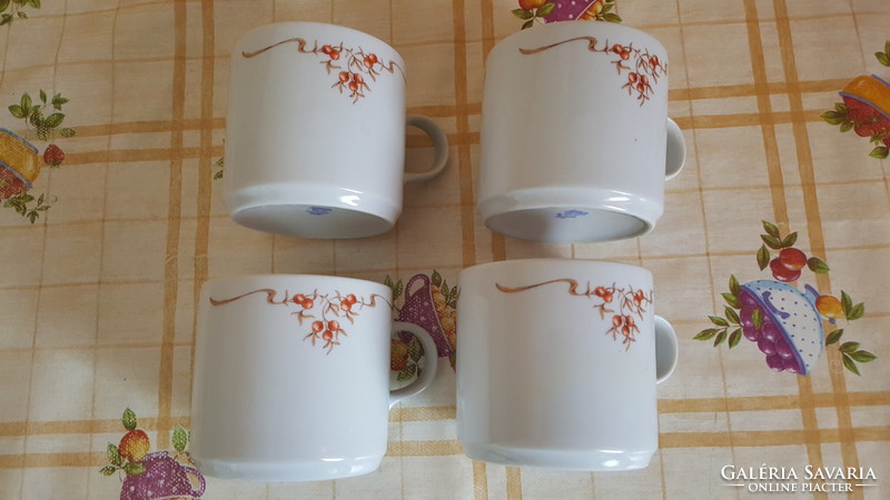 Alföldi berry pattern tea mugs for sale