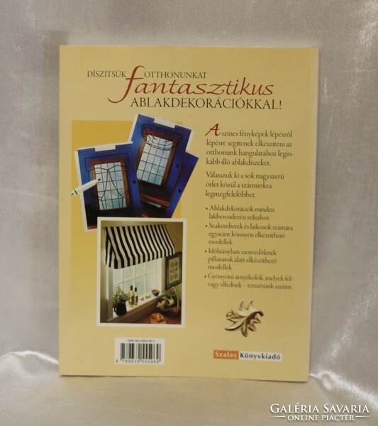 Kreatív ablakdíszítés -Függönyvarrók nélkülözhetetlen tankönyve