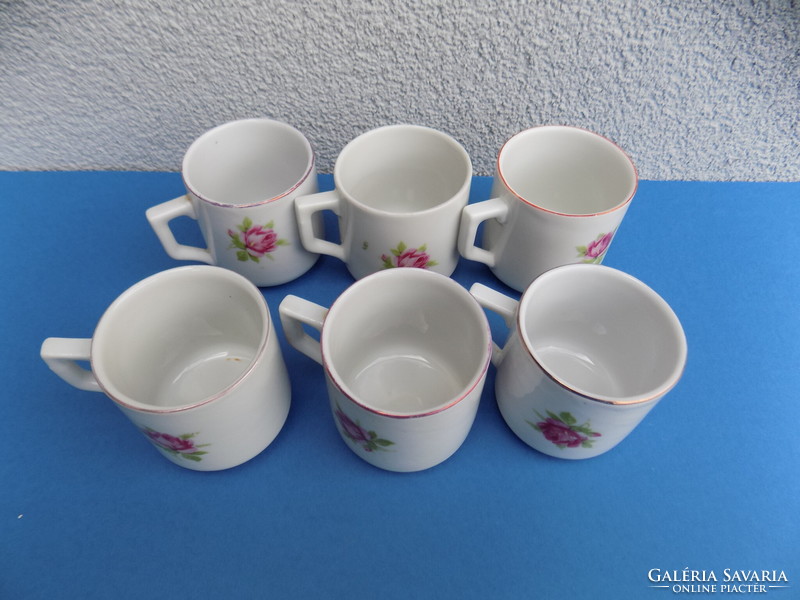 Zsolnay rose coffee set!