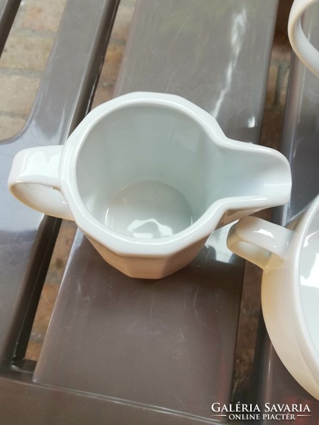 White porcelain trio