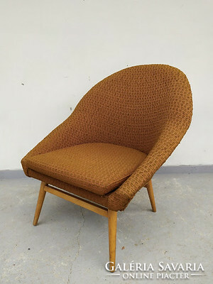 Retro fotel bútor kárpitozott kagyló fotel szék 1 darab 5476