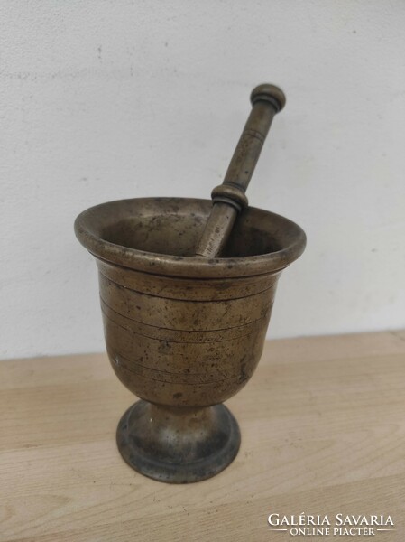 Antique apothecary kitchen tool bronze mortar pharmacist's tool 18th - 19th century 882 7431