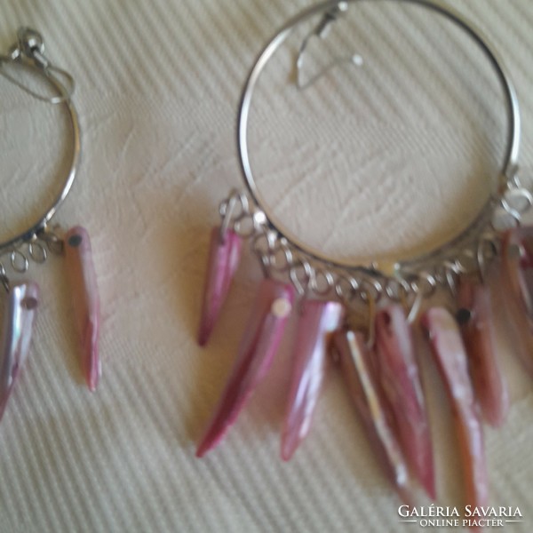 Pink earrings