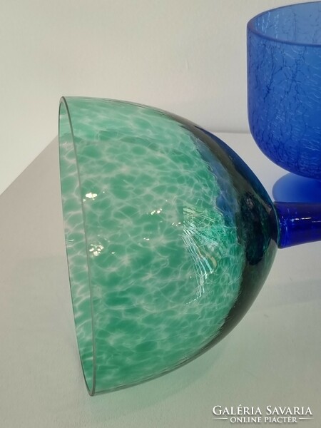 Decorative glass offering, large goblet
