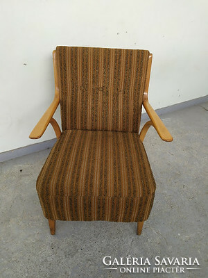 Retro fotel bútor fa karfás kárpitozott fotel szék 1 darab 5477