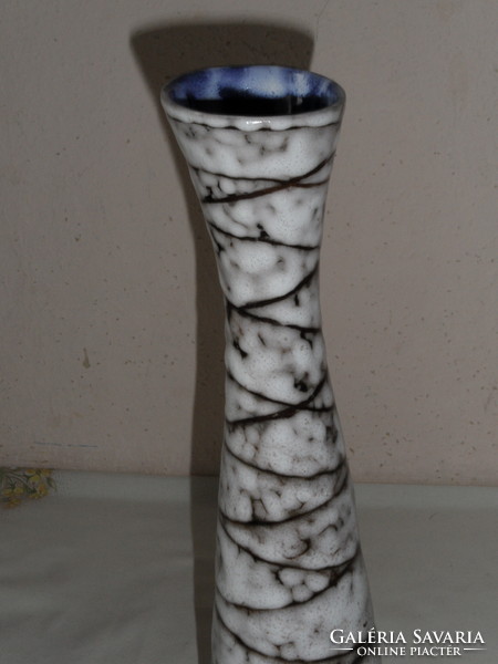 Retro Tófej kerámia váza