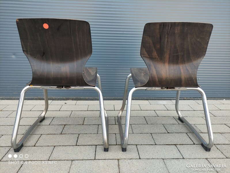 Two for the price of one!!! Scandinavian mid century Adam Stegner design for Flötotto 2 children's chairs