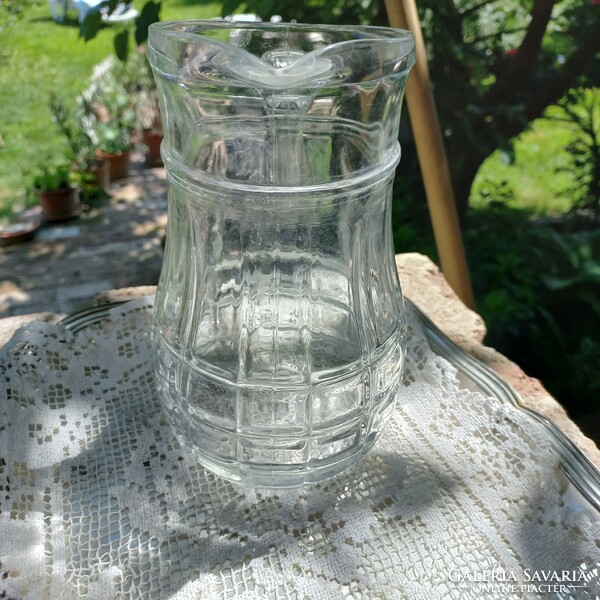 Thick-walled glass jug