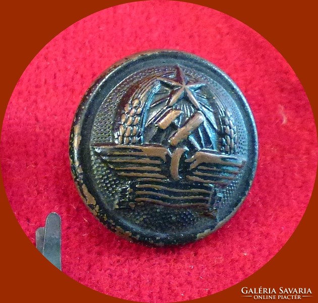 Rákosi period uniform railway buttons. 3 pcs. N36