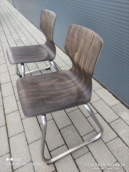 Two for the price of one!!! Scandinavian mid century Adam Stegner design for Flötotto 2 children's chairs