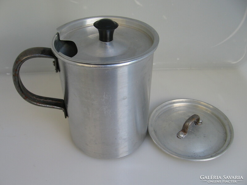 Aluminum water heating pot, small pot with two lids