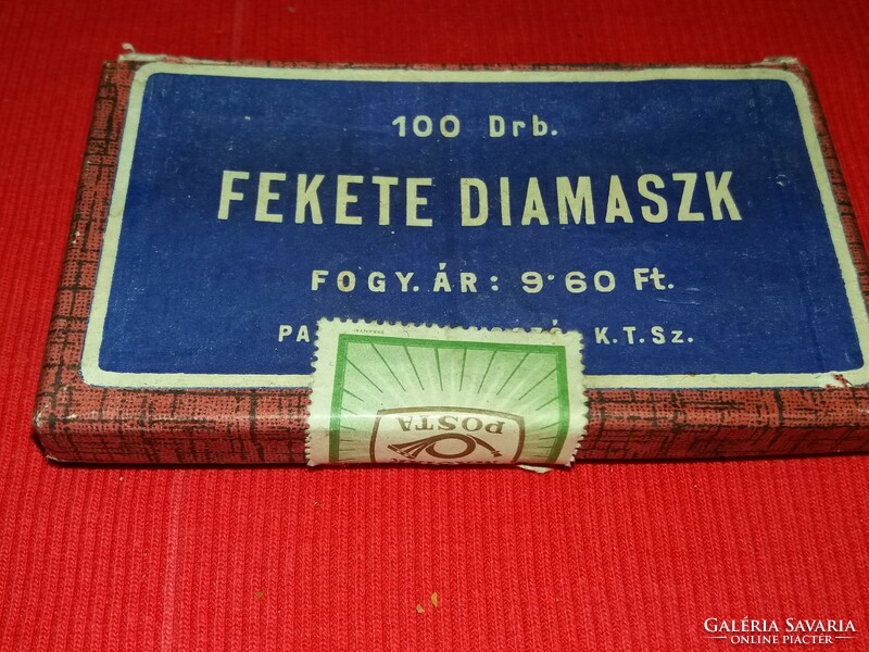 1950 -s évek Fekete diamaszk fotó dia kellék gyári doboza szép állapotban a képek szerint