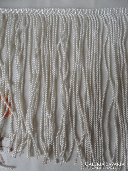 Pezsgő színű táncruha, függöny rojt ( 10.5 cm egyben + 80 cm. )