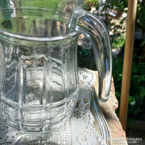Thick-walled glass jug