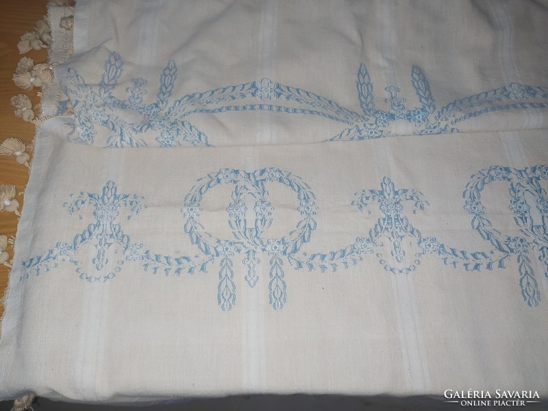 Art Nouveau linen tablecloth