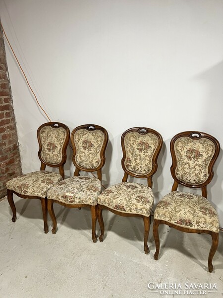 4 neo-baroque chairs