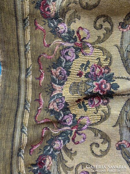 Flawless antique woven tablecloth