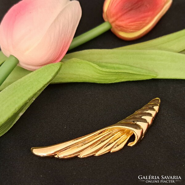 Gilded brooch 4 cm