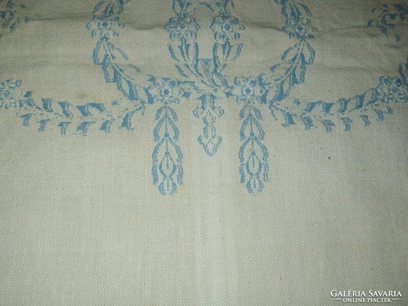 Art Nouveau linen tablecloth